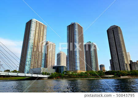 隅田川露台隅田川和中央大橋沿線的高層公寓 隅田川露台隅田川和中央大橋沿線的高層公寓 50843795