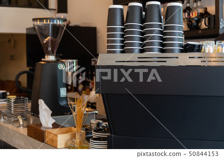 Coffee machine in the coffee shop. 50844153