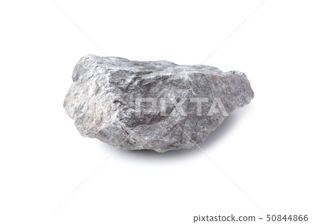 rock isolated on white background. gray stone 50844866
