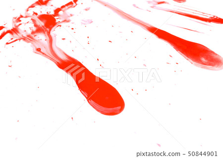 Abstract red watercolor paint splash background. 50844901