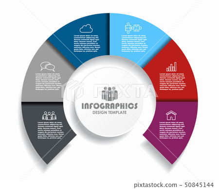 Infographic design template with place for your data. Vector illustration. Infographic design template with place for your data. Vector illustration. 50845144