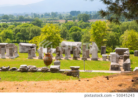 The ancient remains in Philippi, Greece 50845243