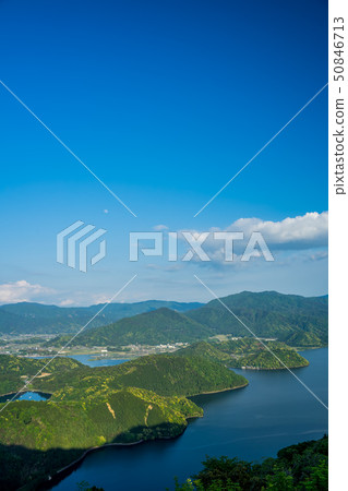 Scenery of three ways five lakes in Fukui 50846713
