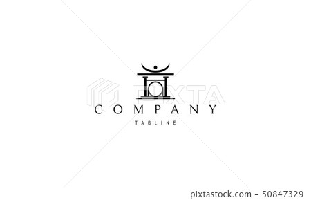 Gate abstract black vector 2 logo design image 50847329