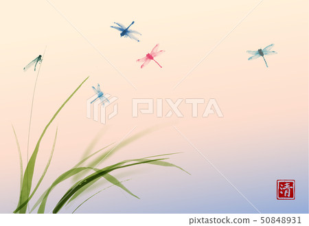 Dragonflies painting Images - Search Images on Everypixel