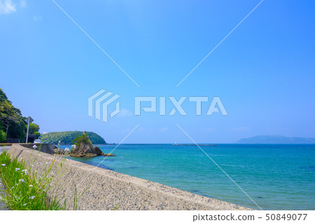 Beautiful coastline north Nagamon coast national park [Yamaguchi prefecture] 50849077