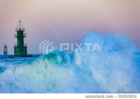 sundown, sunset, water-course 50850858