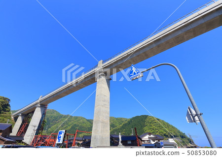 [Hyogo Prefecture] Amabe Bridge under sunny weather 50853080