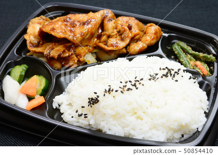 可口豬肉腰部用薑烤午餐 50854410