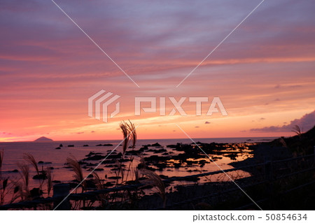 A sunset A sunset 50854634