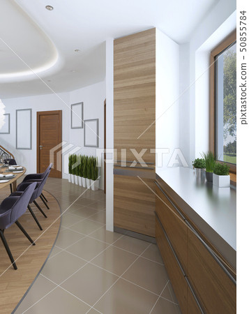 The design idea of the built-in refrigerator in 50855784