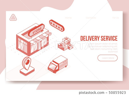 Digital isometric design concept set of... - Stock Illustration ...