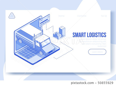 Digital isometric design concept set of smart... - Stock Illustration ...
