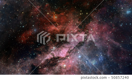 Nebula night starry sky in colors. Multicolor Nebula night starry sky in colors. Multicolor 50857240