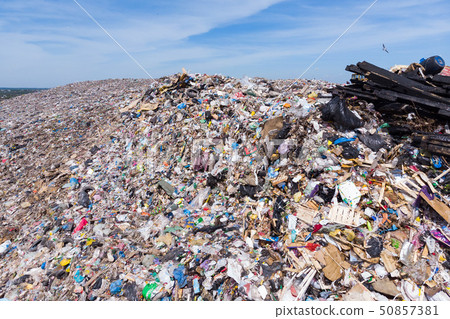 Mountain large garbage pile and pollution,Pile of stink and toxic residue,These garbage come from Mountain large garbage pile and pollution,Pile of stink and toxic residue,These garbage come from 50857381