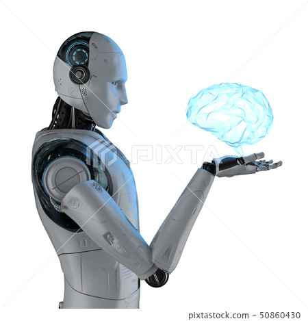 Ai with brain concept Ai with brain concept 50860430