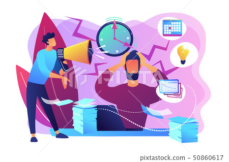 Stress concept vector illustration - Stock Illustration [50860617] - PIXTA