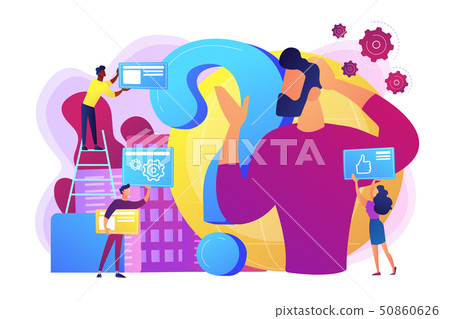 Confusion concept vector illustration Confusion concept vector illustration 50860626