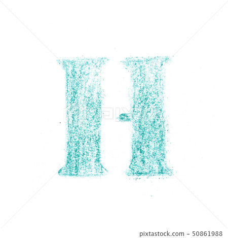 English alphabet ,Hand drawn by color pencil English alphabet ,Hand drawn by color pencil 50861988