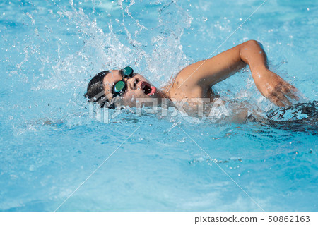 Model of Japanese Swimming 50862163