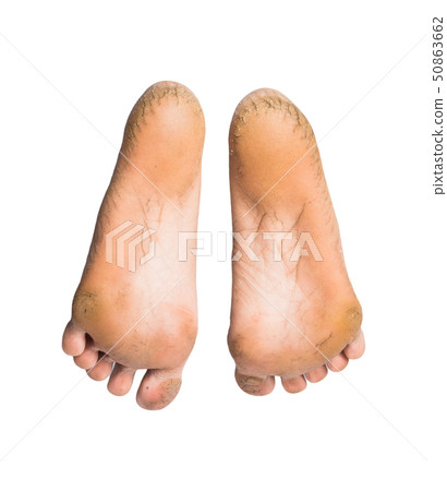 foot on white background foot on white background 50863662