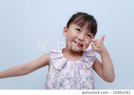 休閒（夏裝春裝女童日系兒童3歲時尚人像馬尾辮） 50864281