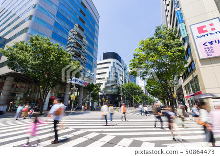 名古屋市中區榮城市景觀大津大道白川大津步行道附近的大津大道步行天堂 50864473