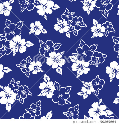 Hibiscus pattern Hibiscus pattern 50865664