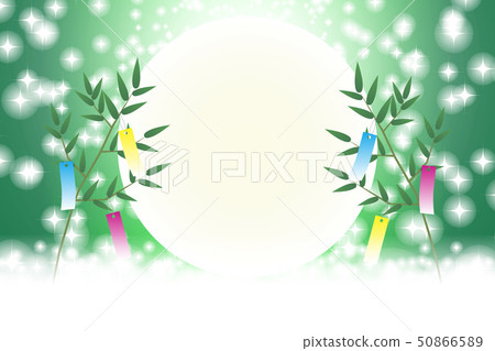 日式背景圖材料，七夕節，小條，家居裝飾品，傳統活動，銀河系，星塵，閃光，七月，夏天，Orihime，Hikoshi 50866589