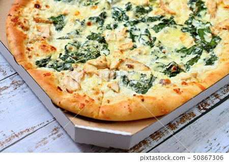 Close-up photos of food. Delicious fresh pizza Close-up photos of food. Delicious fresh pizza 50867306