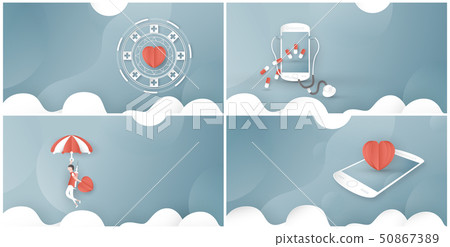 Vector illustration in concept of health. 50867389
