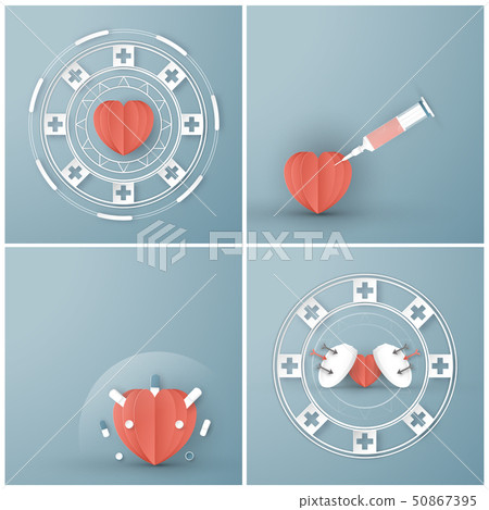 Vector illustration in concept of health. 50867395