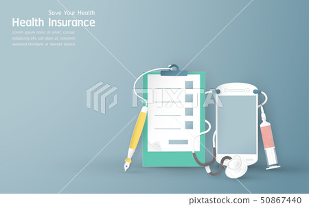 Vector illustration in concept of health. - Stock Illustration ...