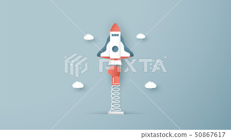 Vector illustration with start up concept. 50867617