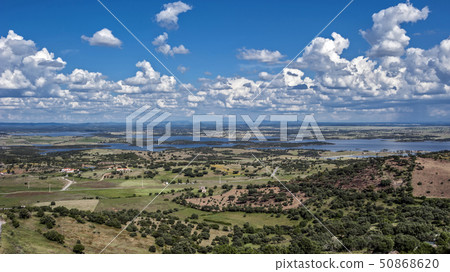 Portugal, Monsaraz . View from the fortress walls 50868620
