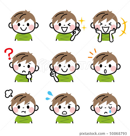 男孩表情集 男孩表情集 50868793