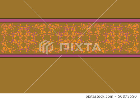 Yellow background with flower pattern Yellow background with flower pattern 50875550
