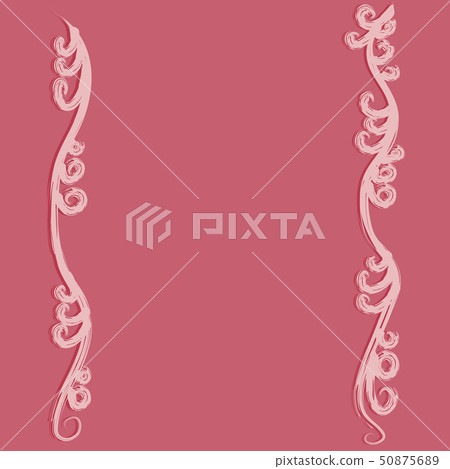 Pink flourish curves Pink flourish curves 50875689