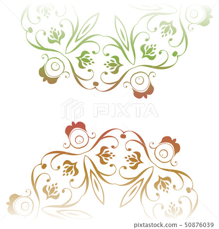 Colorful Floral Ornament Colorful Floral Ornament 50876039