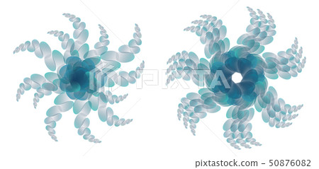 Blue Green Ornament Blue Green Ornament 50876082