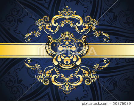 Blue Decorative Background Blue Decorative Background 50876089
