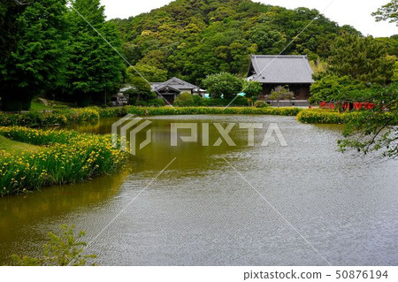 Kanazawa Shimei Temple historic site scenery in the early summer Kanazawa Shimei Temple historic site scenery in the early summer 50876194