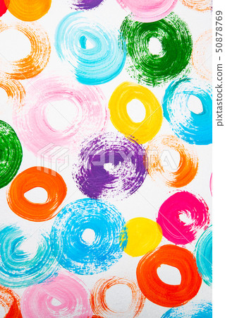 Colorful painting on wall. Colorful painting on wall. 50878769