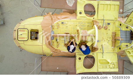 Helicopter aviation plant making process Helicopter aviation plant making process 50889309