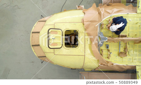 Helicopter aviation plant making process Helicopter aviation plant making process 50889349
