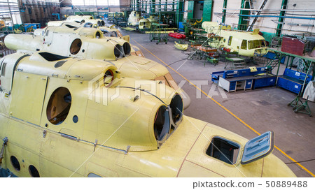Helicopter aviation plant making process 50889488