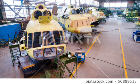 Helicopter aviation plant making process 50889515