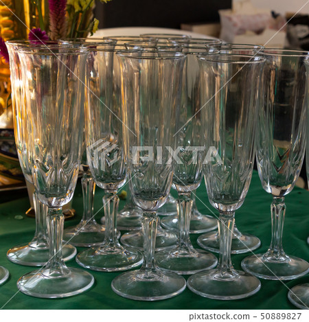 high thin glass set champagne celebration 50889827