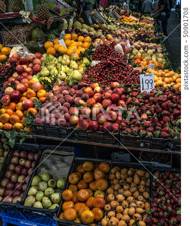 Porto, Portugal. Food market, fruit stalls 50901708