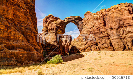 Abstract Rock formation at plateau Ennedi aka 50916718